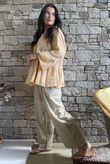 Santos Cotton Zahra Embroidered Smock Tuscan Sun /9=